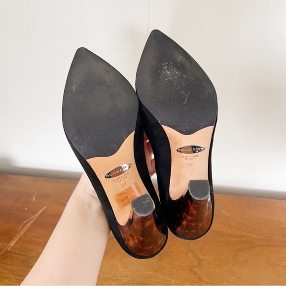 Sarah Flint • Perfect Jay Pump 100 in Black Suede leather heels pointed toe - Picture 11 of 14